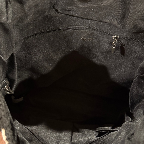 THE SAK Chic Black and White Striped Backpack - Picture 6 of 10